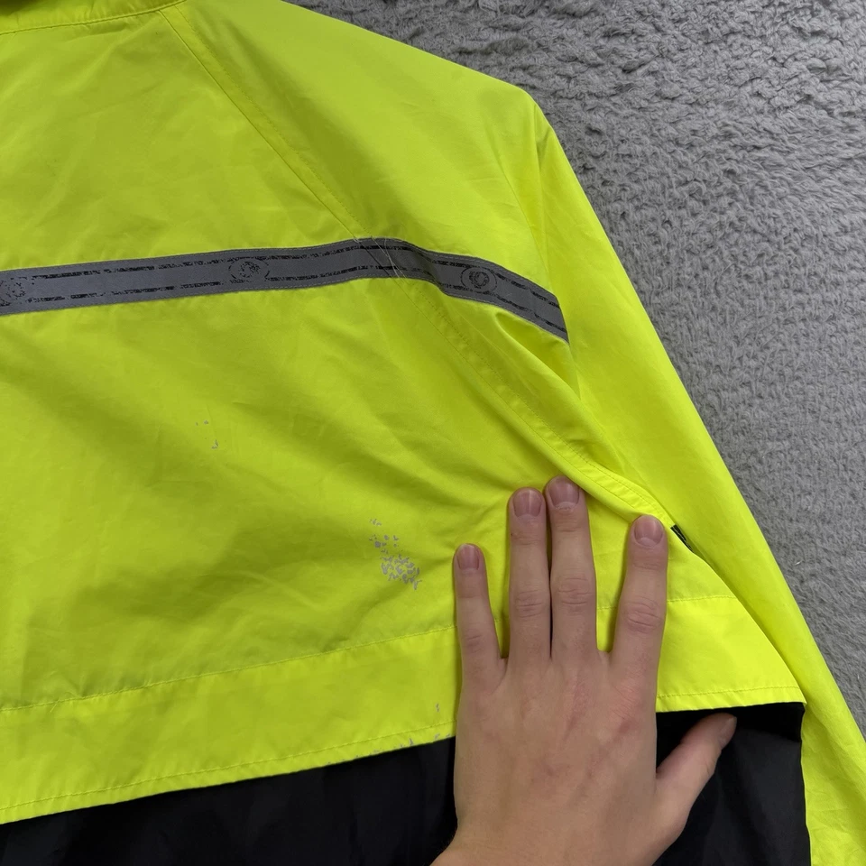 Pearl Izumi Cycling Barrier Elite Series Jacket Mens XL Neon Vented Flaws EUC - Image 3 of 4