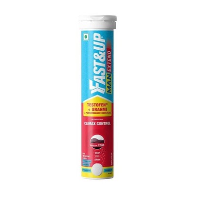 Fast&Up Man Extend Bockshornklee-Extrakt 20 Brausetabletten mit schnellem Ver...