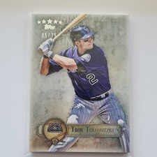 2013 Topps Five Star Troy Tulowitzki /75 Rockies #7