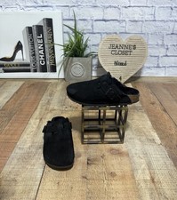 Birkenstock Boston Shearling Black Clogs Narrow - 37 6-6.5