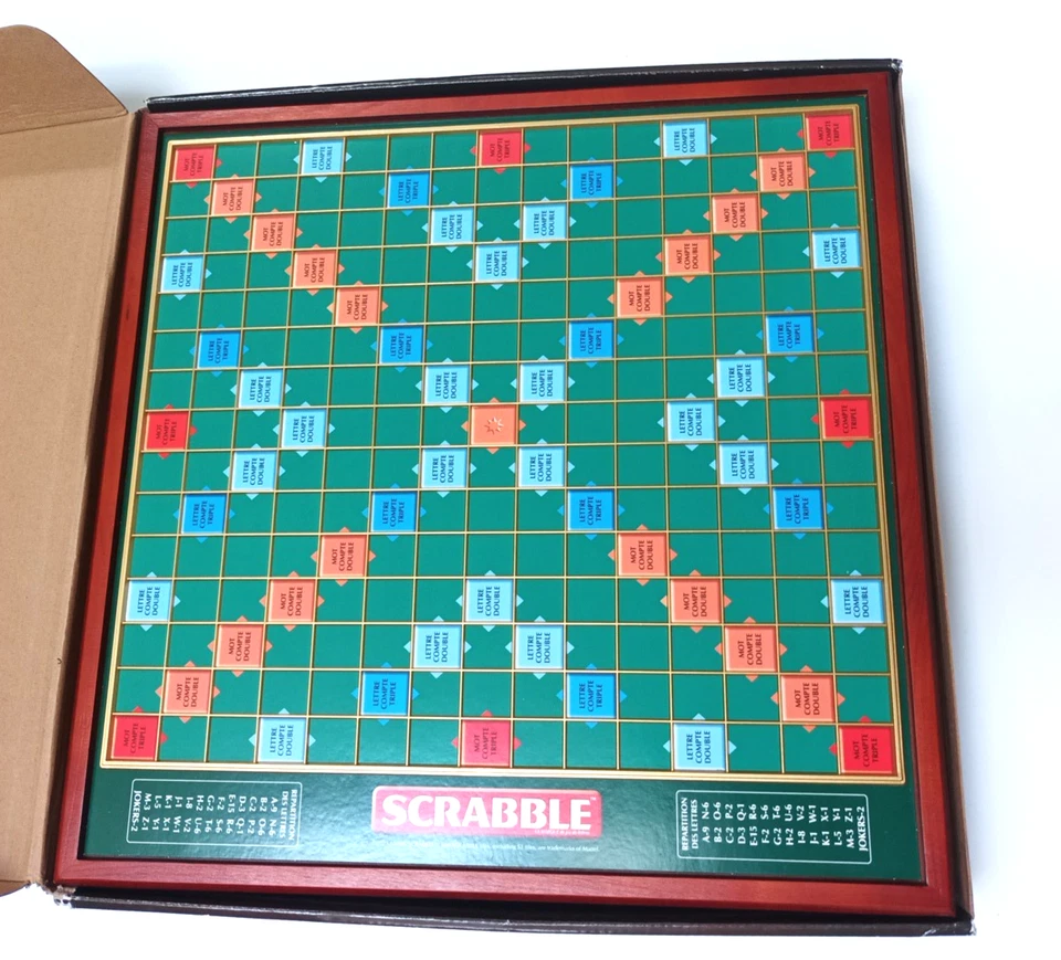Scrabble Prestige Edition Aus Holz, Drehbares Spielfeld, Sehr Guter Zustand! - Bild 3 von 4
