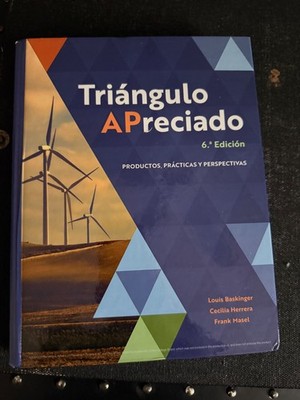 Triangulo APreciado AP Spanish Language and Culture.  Great condition