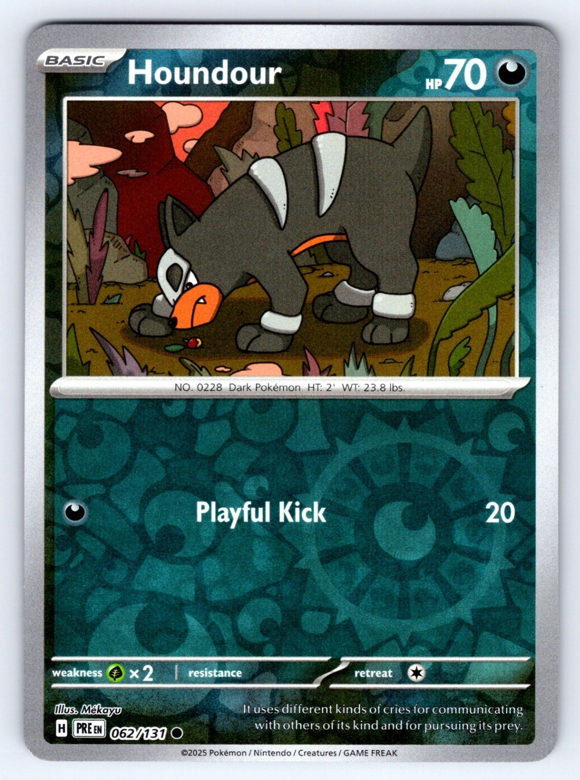 Houndour Common SV: Prismatic Evolutions 062/131 NM