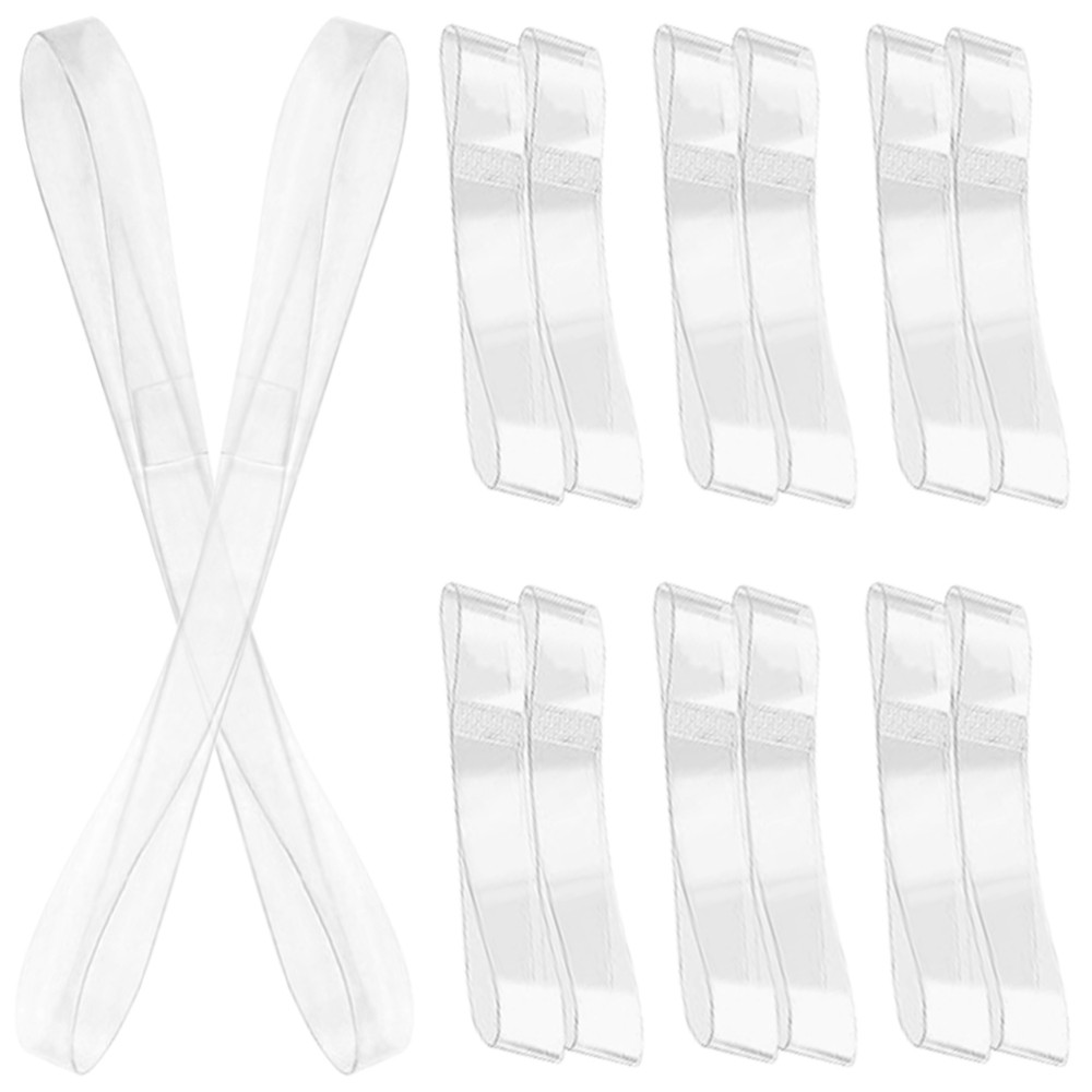 APL 20 Pezzi Lacci Scarpe Tacco Alto Anti Sciolti Cinghie Miss Trasparente per Tacchi Staccabili