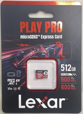 Brand NEW Lexar Play Pro 512 GB microSDXC Micro SD SDXC Switch 2 Samsung SanDisk