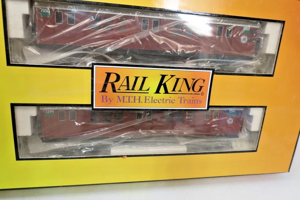 MTH Rail King MTA R-21, 2-Car Subway Add-On Non Powered  30-2198-3 - Image 2 of 4