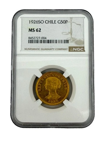 1926 Mexico 50 Pesos Gold — photo from the most recent tracked eBay sale