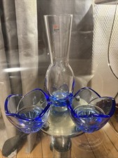 Omis Vintage  Bormioli Rocco Set,Vase & Teeli...
