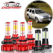For Jeep Compass 2011 2012 2013 - 6000k Led Headlight Fog Bulbs Combo Kit 6pcs