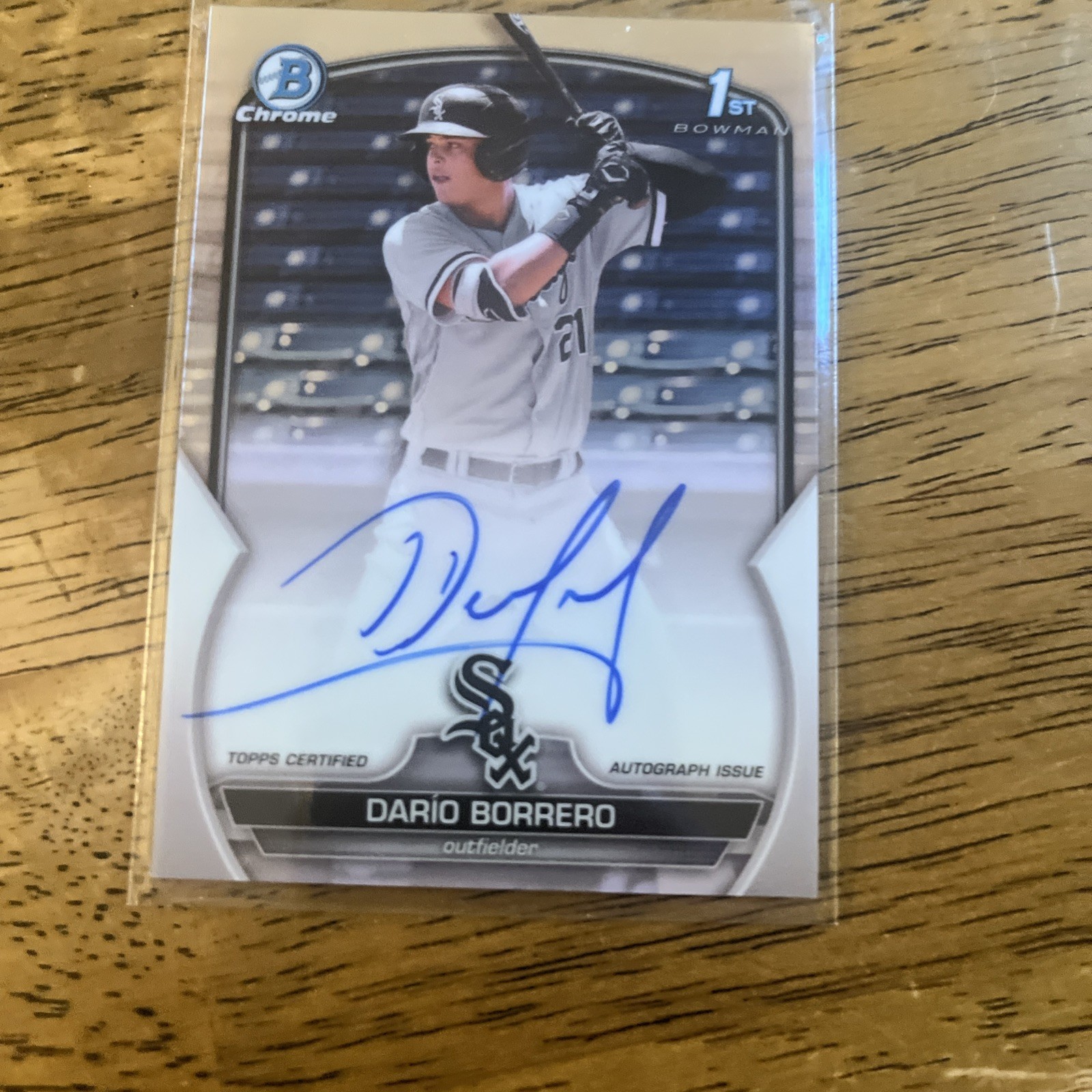 2023 1st Bowman Chrome Dario Borrero Autograph CPA-DBO RC Rookie