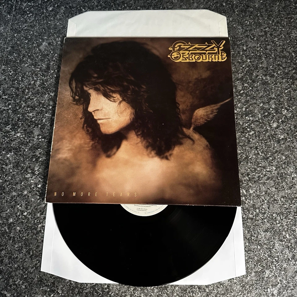 LP VINYL OZZY OSBOURNE ALBUM NO MORE TEARS EPC 467859 1 EUROPE 1ST PRESS EX+/EX - Image 2 of 4