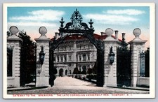 Postcard Newport RI Gateway to Breakers, The Late Cornelius Vanderbilt Residence