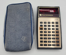 Texas Instrument TI-30 Calculator w/ Case Vintage 1970s Red Display Working