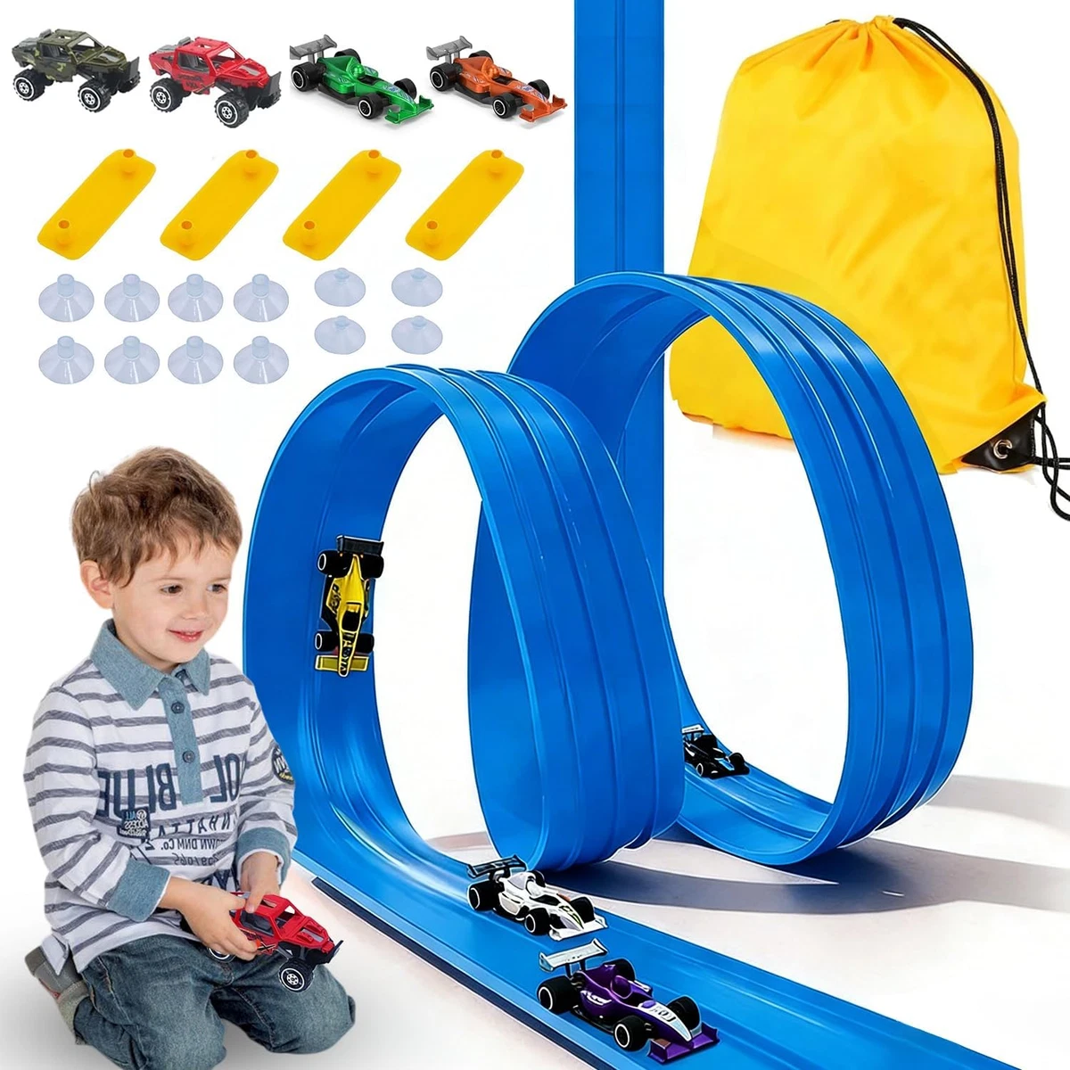 Set pista per auto, Per bambini abbigliamento, vestiti giocattoli - Fan