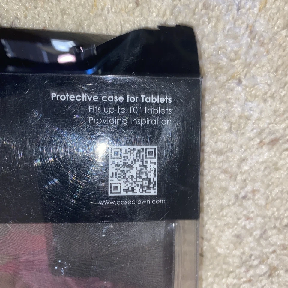 Funda Protectora Casecrown Para Tabletas Hasta 10" Negra NOS Edw15 Foto 2 de 4