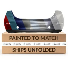 Capa Rear Bumper 2014-2018 Mazda 3 Sedan Unfolded Painted To Match Ma1100215c