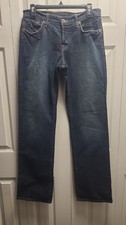 Lucky Brand Easy Rider Jeans Womens 6/28 Fits 31 Dark Wash Button Fly Bootcut
