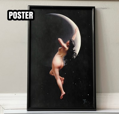 Falero Luis Ricardo Moon Nymph Art Decor Wallart Poster