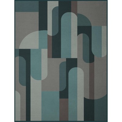 BIEDERLACK Echo Blue Wohndecke Kuscheldecke Sofadecke Couchdecke 150x200 cm