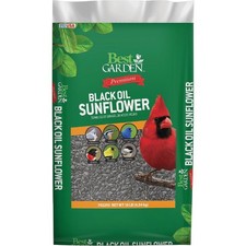 Best Garden 10 Lb. Black Oil Sunflower Wild Bird Seed 90055 Best Garden 90055