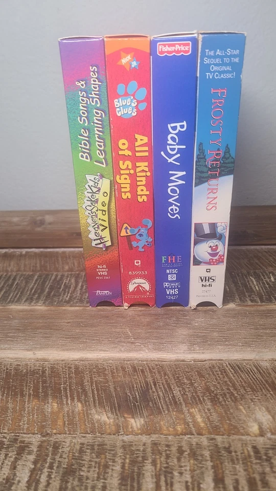 Blue's Clues Playtime w Perrywinkle & 3 other Children's VHS Tapes - Image 2 of 4