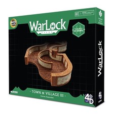 WarLock Tiles Town  Village III Curves - WizKids