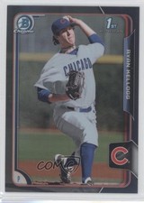 2015 Bowman Draft Chrome Asia Exclusive Black Refractor Ryan Kellogg #22 0a1
