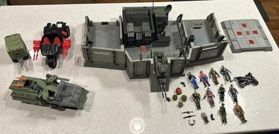 VTG G.I. Joe 1983-2002 Used Cmd Center Cross Ctry Hover Craft Cobra Stun Etc Lot