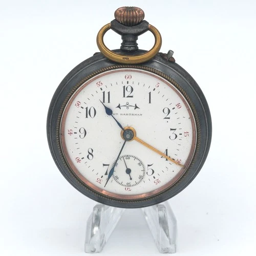 Antique Wm. Barthman Stop Alarm Pocket Watch – Swiss Made