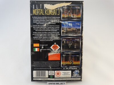 Ultimate Mortal Kombat 3 para Sega Saturn completo na caixa - Jogos de