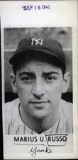 Press Photo MARIUS U. RUSSO BASEBALL PLAYER - dfpd37781