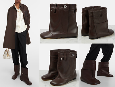 各サイズ残1点！【LOEWE】 トイブラウン スエードアンクルブーツ LOEWE Toy leather Ankle Boots Stiefeletten Schuhe Stiefel