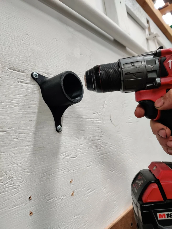 Milwaukee drill wall holster for drill, hammer drill, easy to mount fast access - Image 2 of 2