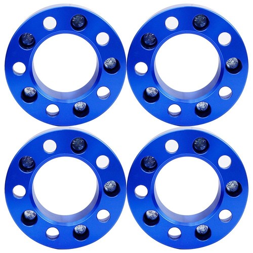 4Pcs Blue 2" 5x4.5 Wheel Spacers Adapters For Jeep Wrangler TJ YJ XJ KJ KK ZJ MJ - Picture 12 of 12