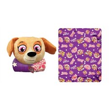 PAW Patrol Girl Skye Kids Mush' Um Zip Pillow Plush Toy  Throw Blanket Gift Set