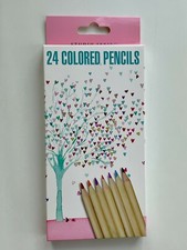 'Tree of Hearts' 24 Coloured Pencil Boxed Set