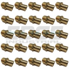  25 Pack 1" HOSE BARB X 1" MALE NPT Brass Pipe Fitting NPT Gas Fuel Water Air