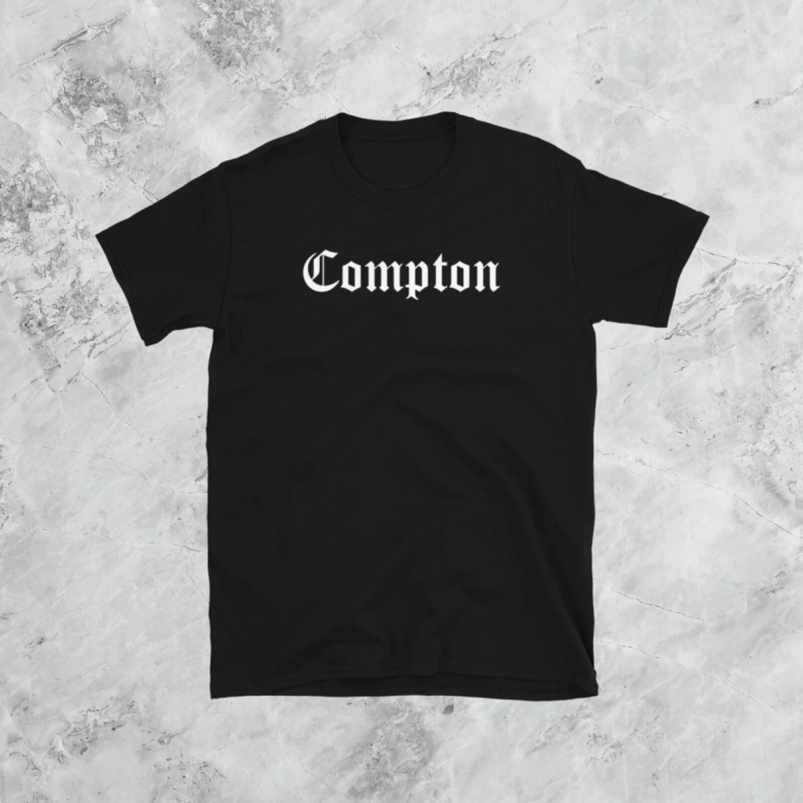 Compton Unisex Tee Shirt Streetwear Fashion
