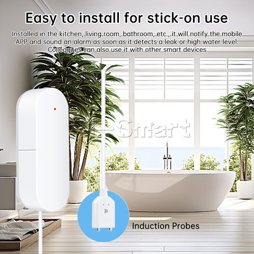 eWeLink zigbee Smart Water Leakage Alarm Overflow Flood Detector Water Level - Picture 6 of 18