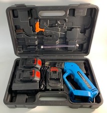Electric Foam Cutter Foam Cut Knife Cordless Groover Kit w/ 3 Batteries Works