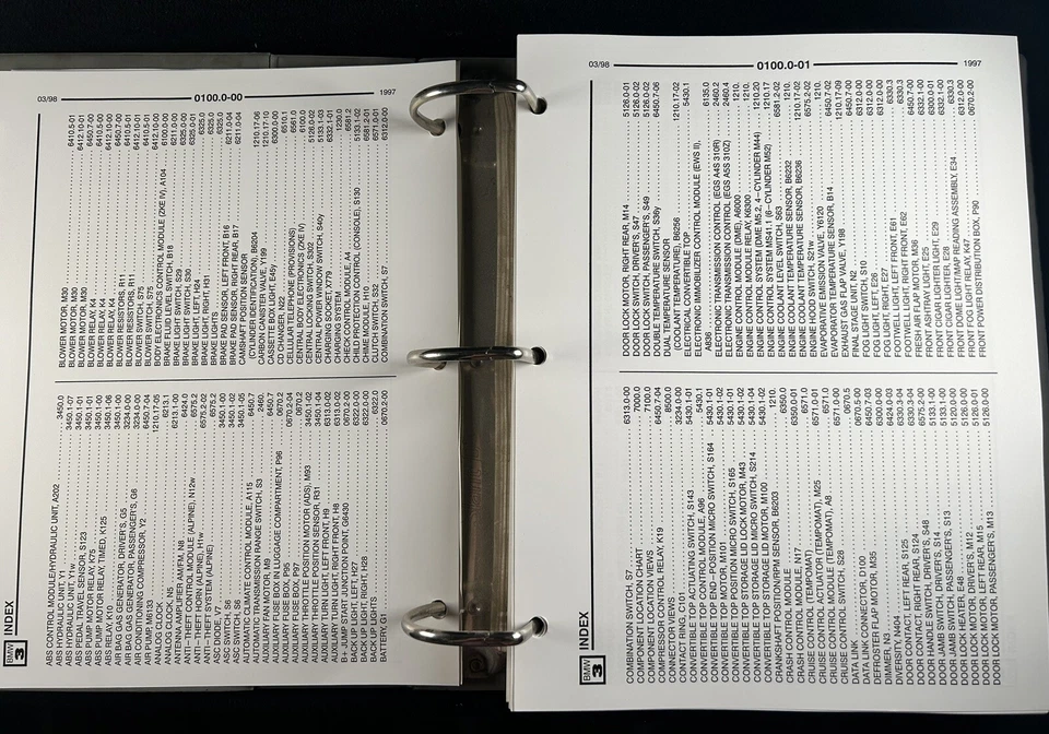 BMW OEM Solución de problemas eléctricos E36 318is/c 328i/c M3 1997 Manual de reparación Foto 4 de 4