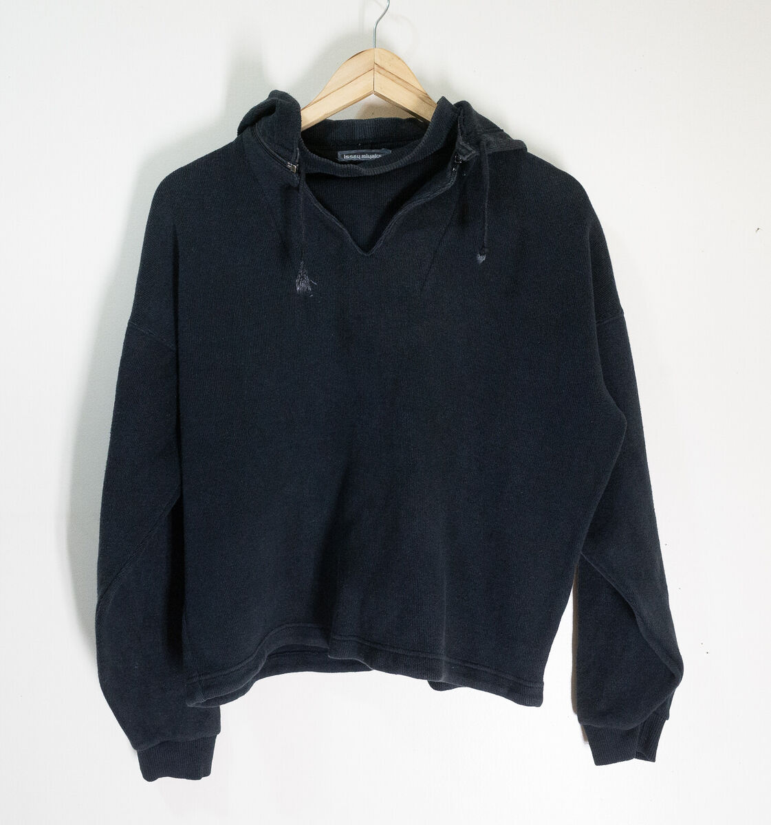 Issey Miyake Men Logo Hoodie Removable Hood | eBay Issey Miyake Men Logo Hoodie Removable Hood | eBay