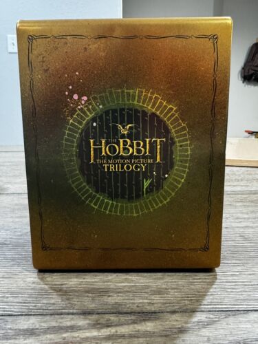 The Hobbit Trilogy 4K Extended Steelbook Box Set DAMAGED BOX - Imagen 1 de 7