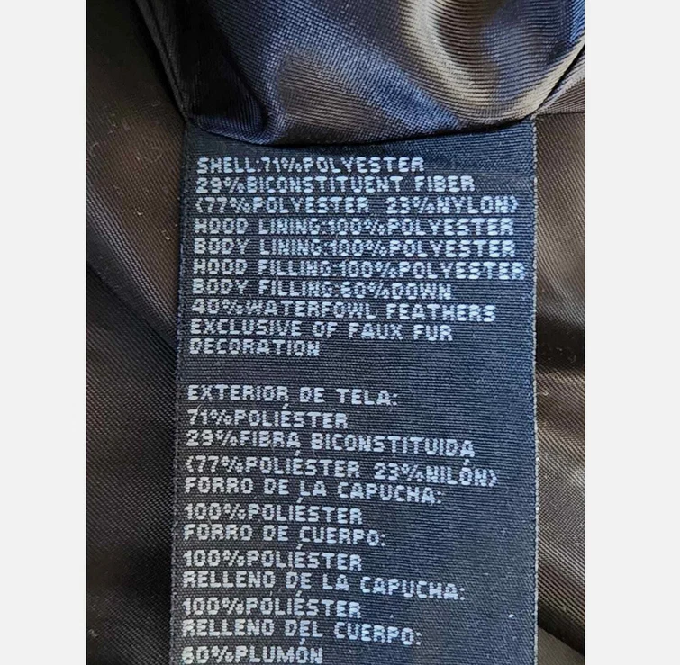 1 Madison Luxe Outerweardown Parka 全拉链带可拆卸罩(黑色,小号)全新带标签 — 第 3/3 张图片