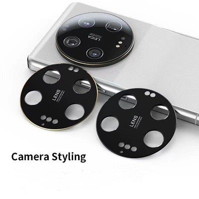 Alloy Camera Bezel Hollow Cover For Xiaomi Mi 13 Ultra Metal Lens Protector Film