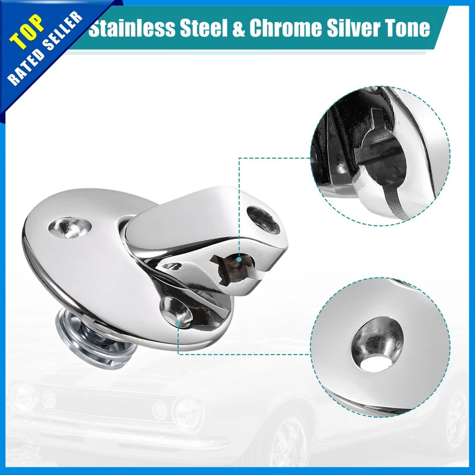 Kit de 2 pares de soportes de soporte para parasol 7790753 para Oldsmobile Cutlass 1966-1968 Foto 4 de 4