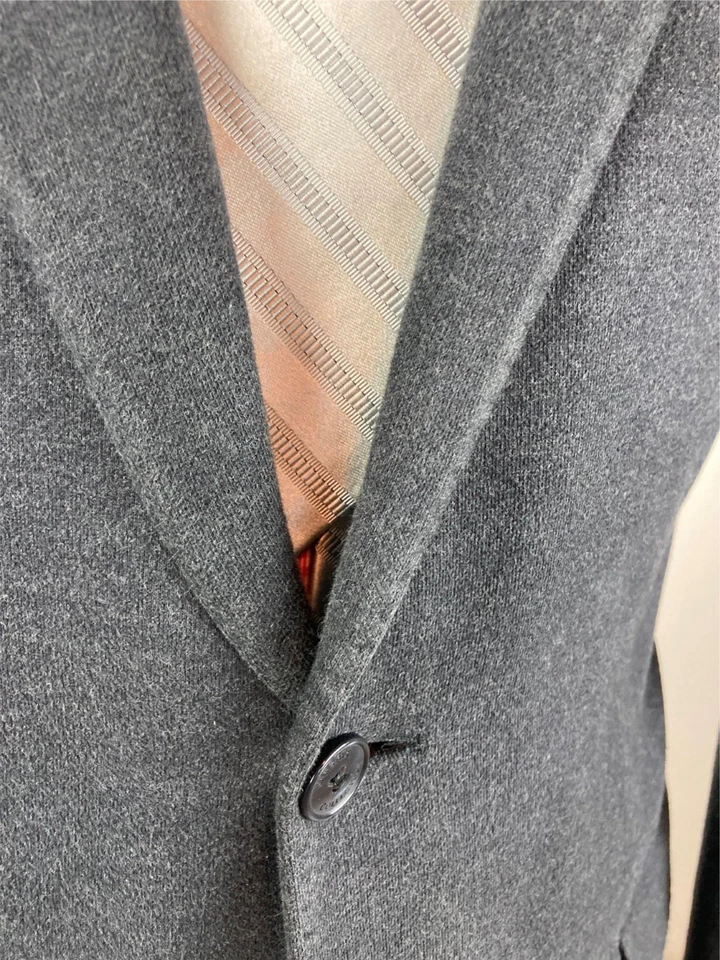 Chaqueta deportiva VERSACE Collection gris moderna 2Btn 40R Foto 3 de 4