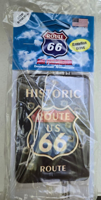 12 New Route 66 Air Fresheners, Automobile/Truck, Canadian Grass Scent