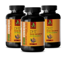 nourish vitamins hair - DHT BLOCKER HAIR FORMULA selenium trace minerals 3BOTTLE