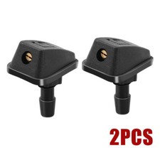 2pcs Adjustable Car Windscreen Water Spray Jets Washer Nozzles Accessories Black 2pcs Adjustable Car Windscreen Water Spray Jets Washer Nozzles Accessories Black